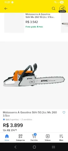 Motosserra sthil ms 260