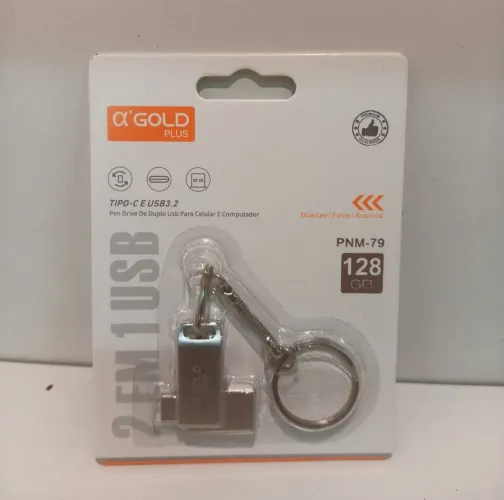 Pen drive 128G Tipo C e USB