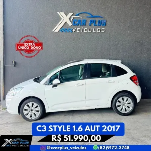 Citroen C3 Style Edition 1.6 Flex 16V Aut. 2017