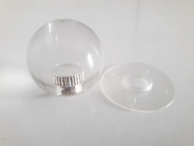 1 x Bolinha Transparente para Manche Controle Joystick Arcade