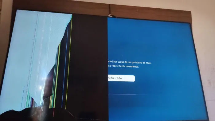 Televisao Samsung 55.  4k  (quebrado)