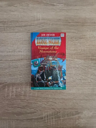 Voyage of the Moonstone - Lone Wolf - Lobo Solitário - Joe Dever - Livro jogo RPG