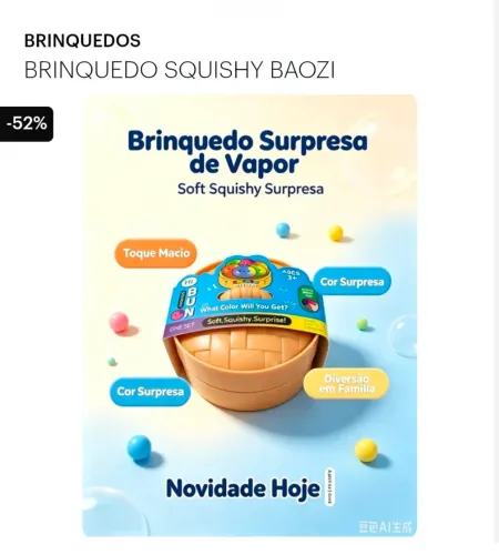 Brinquedo Squishy