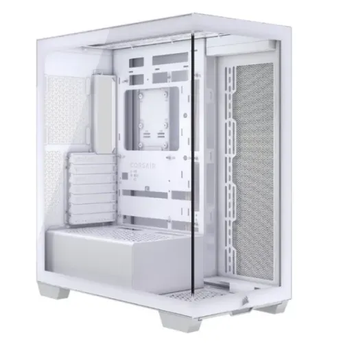 Kit Gabinete Corsair 3500x com WC Aorus WaterForce 360mm + 6 Fans Risemode HexTurbine
