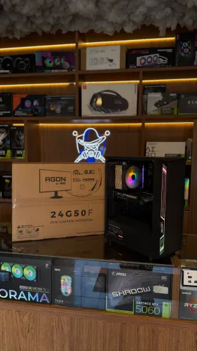 PC GAMER COMPLETO I5 11400F + RTX 2060 LONA FÍSICA EM GOIÂNIA 