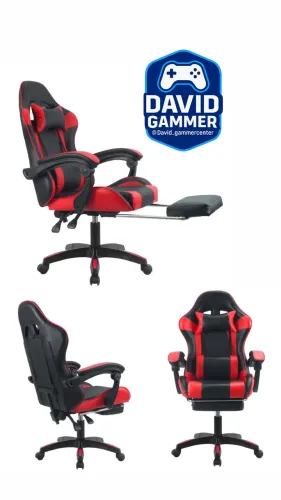 Cadeira Gamer nova Reclinável e com apoio para os pes