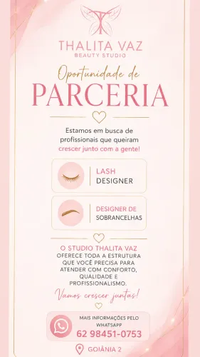 Parceria para Lash designer