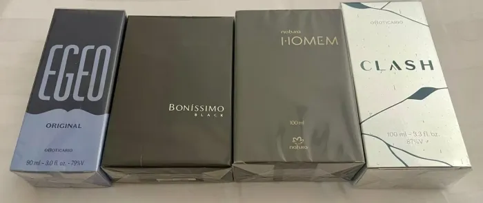 Perfumes natura e Boticário lacrados