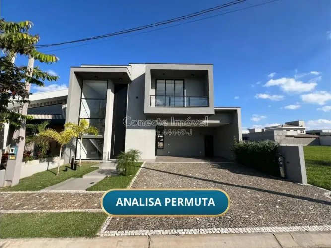 Casa de alto padrão em condomínio de Holambra - Portal do Sol - com 4 suítes, espaço gourm