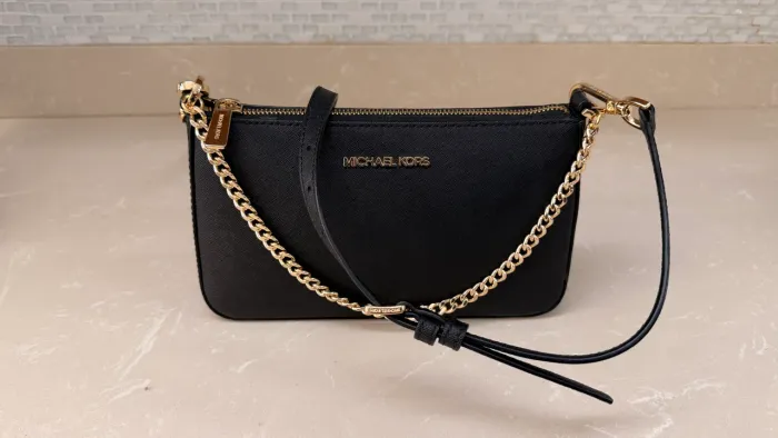 Bolsa Michael Kors Original Jet Set em couro Preta