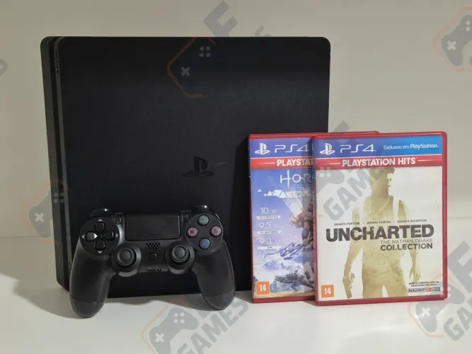 PS4 | Playstation 4 Slim 1TB Seminovo + Garantia | Aceito Cartão!!!