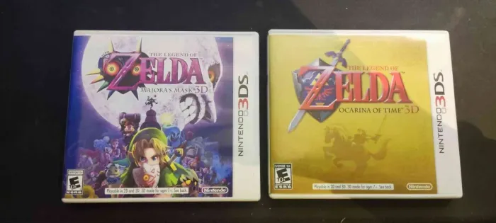 Jogos 3DS Zelda Ocarina + Majoras Mask