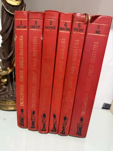 Enciclopédia Anglo Brasileiro 06 volumes.