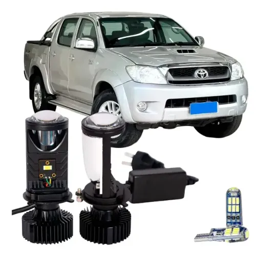 Lampadas Ultra Led Toyota Hilux 2006 A 2008 H4 20000lm