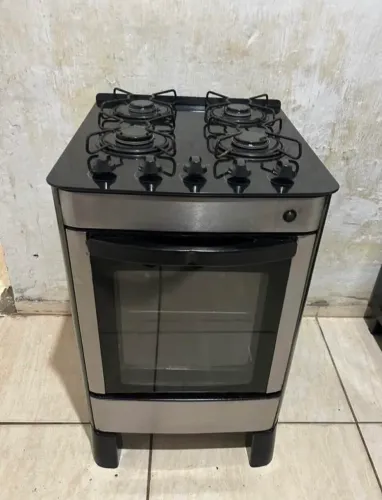 Fogão Esmaltec Mesa de Vidro Inox