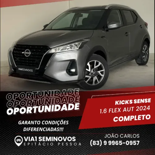 Nissan Kicks Sense 1.6 16V Flex AUT 2024