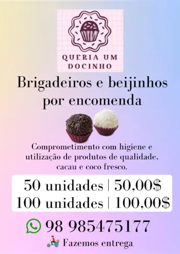 Brigadeiros e beijinhos