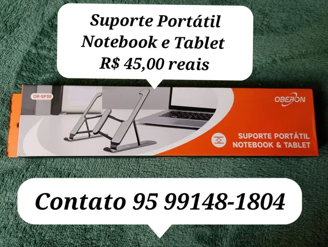 Suporte Portátil para Notebook e Tablet 