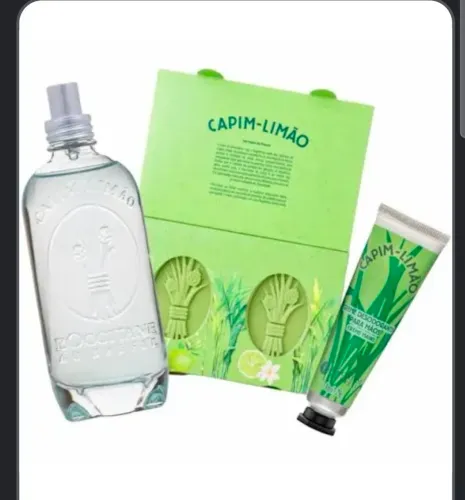 deo colonia + creme de mão capim limao loccitane