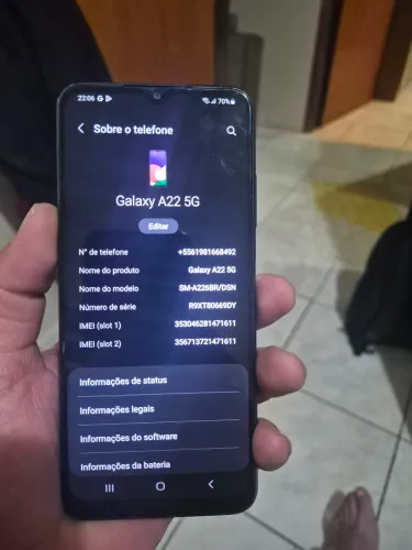 Vendo celular samsung a22 5g