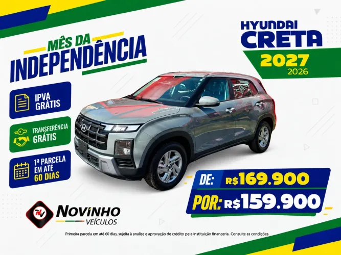 Hyundai Creta Comfort 1.0 TB 12V Flex AUT 2027