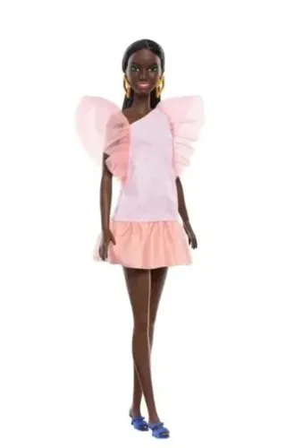 Boneca Barbie Fashionistas: HRH14 - Vestido Rosa - *019