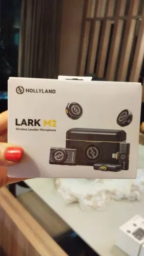 Microfone Lapela LARK M2 Hollyland combo  a pronta entrega 