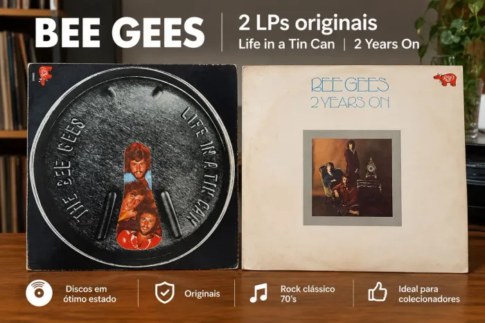 Vinil 2 LPs do Bee Gees (originais de época)