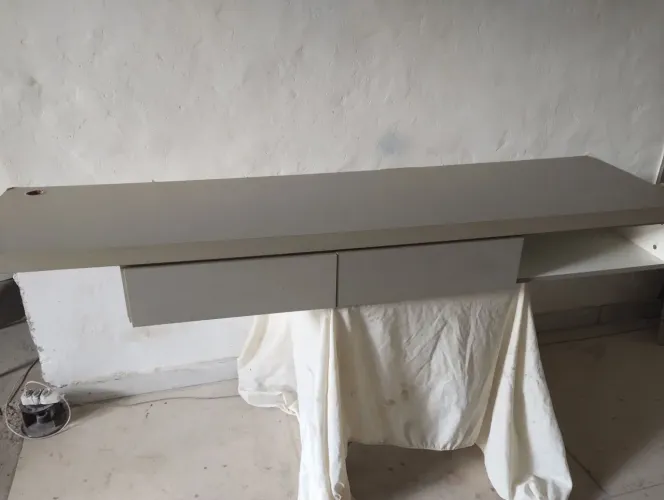 Bancada grande de madeira MDF 