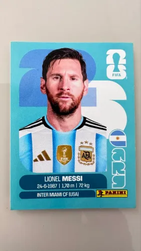 Figurinha Panini Lionel Messi ARG17 - Álbum da Copa