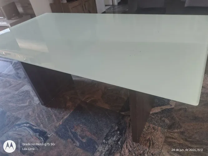 tampo de vidro temperado 12mm 180x90