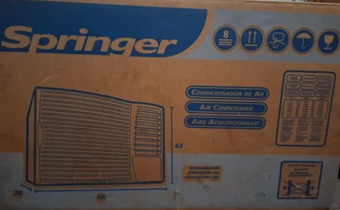 Ar-condicionado 18.000 BTUs Branco- Springer Silentia Janela
