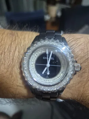 Relógio CHANEL  J12  H2571   EM CERÂMICA   SWISS MADE   -   FUNCIONAMENTO PERFEITO