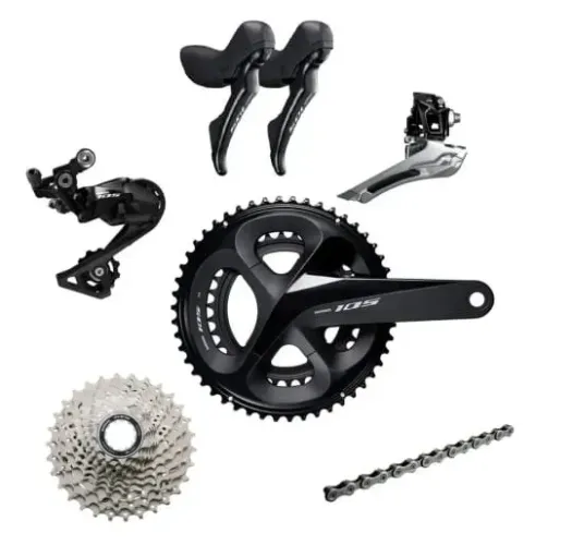 Grupo Shimano 105 R7000 2x11v (Sem Ferraduras)
