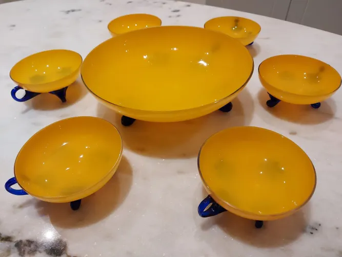 Conjunto murano Vintage anos 60. nobre.