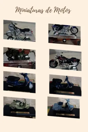 Miniaturas de motos,Triciclos,lambretas...