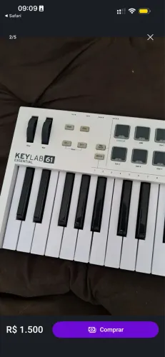 Controlador Arturia Keylab 61