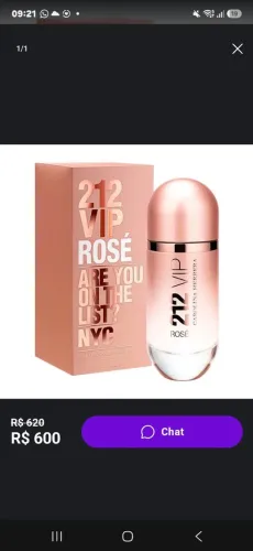 VENDO PERFUME 212 VIP ROSE CAROLINA HERRERA 125 Ml ORIGINAL 
