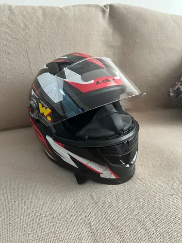 Capacete LS2 Draze FF358 - Preto/Vermelho - TAM 60