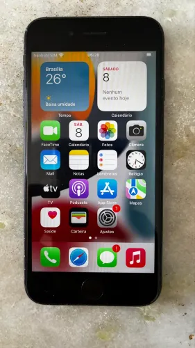 Telefone Celular Apple iPhone 7 preto 32gb