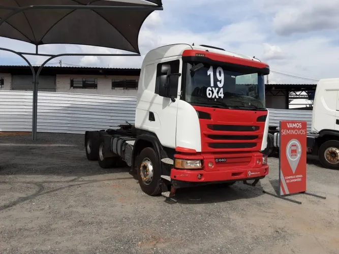 Scania G 440 A 6x4 2p (diesel) (E5) 2018/2019 Vamos Seminovos Goiania