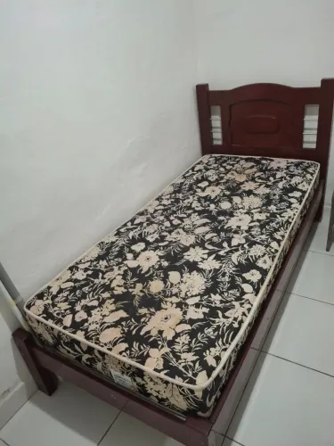 Cama Solteirão + Colchão Ortobom