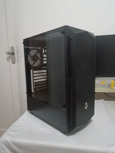 Gabinete Mancer (4 fans, RGB, lateral de vidro e filtro de poeira)