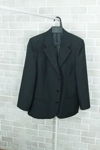 Blazer de Terno Preto Cia do Terno - Tam 14