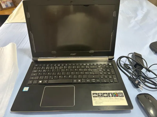 Notebook ACER 8GB RAM 1tera HD processador I3