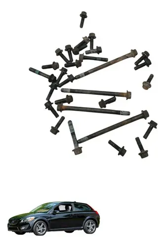 Jogo Parafuso Fixação Carter Motor Volvo C30 T5 2.5 2010
