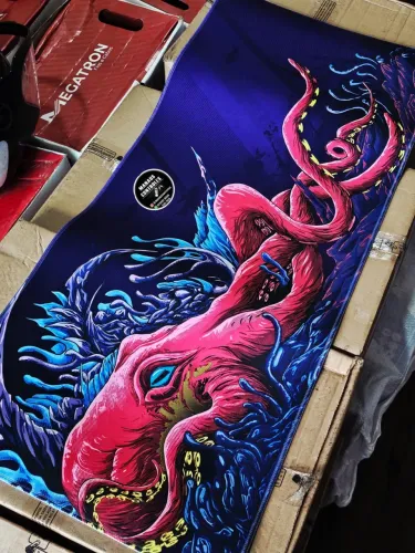 MousePad Extra Grande Octopus Rose Dazz 40x90cm 