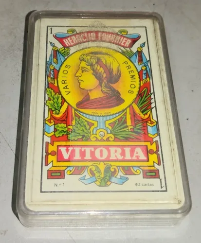Baralho Espanhol Vitoria Heráclio Fournier 40 Cartas Lacrado
