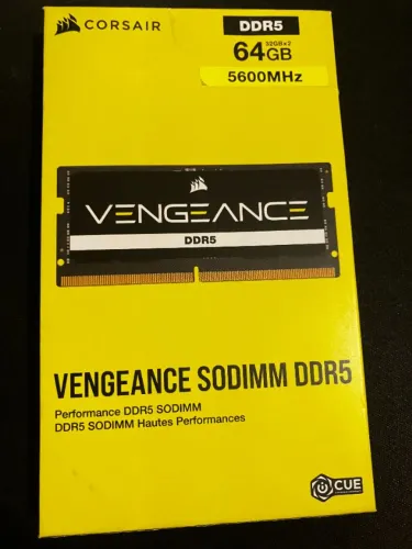 Memória RAM CORSAIR Vengeance DDR5 RAM 64 GB (2x32GB) 5600 MHz