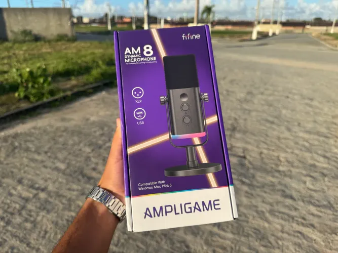 Microfone GAMER FIFINE AM8!! LACRADO!! PROMOÇÃO!!